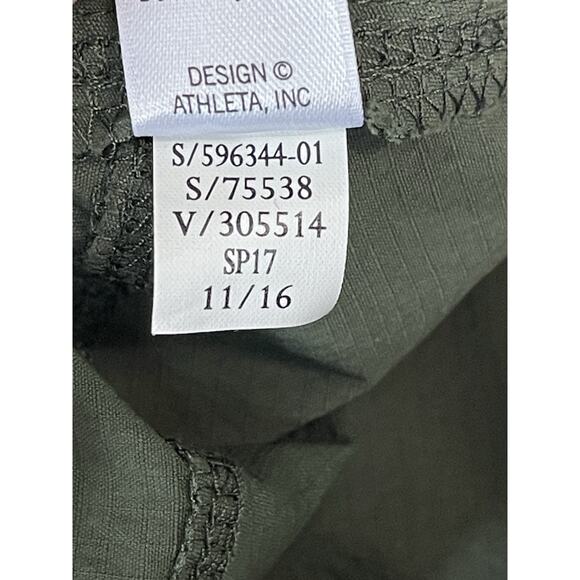Athleta Pants Womens 2 Dark Green Trekkie Jogger 2.0 Tapered Elastic Waist - Picture 11 of 13